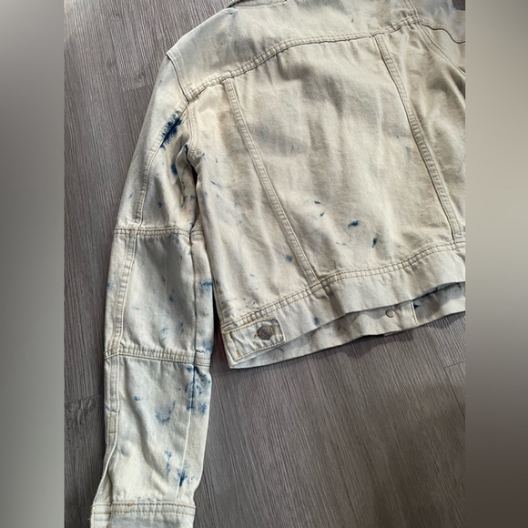 Free People Rumors Denim Jacket – Jones Tie Dye | Size Small - Picture 15 of 16